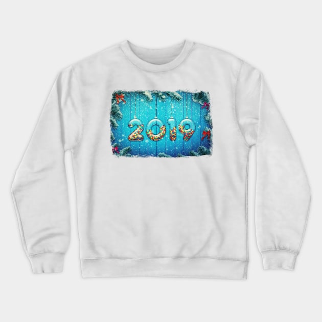 2019 Crewneck Sweatshirt by psychoshadow